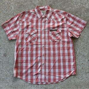 West Coast Choppers Vintage Button Shirt Motorcycle Jesse James Work Wear XL